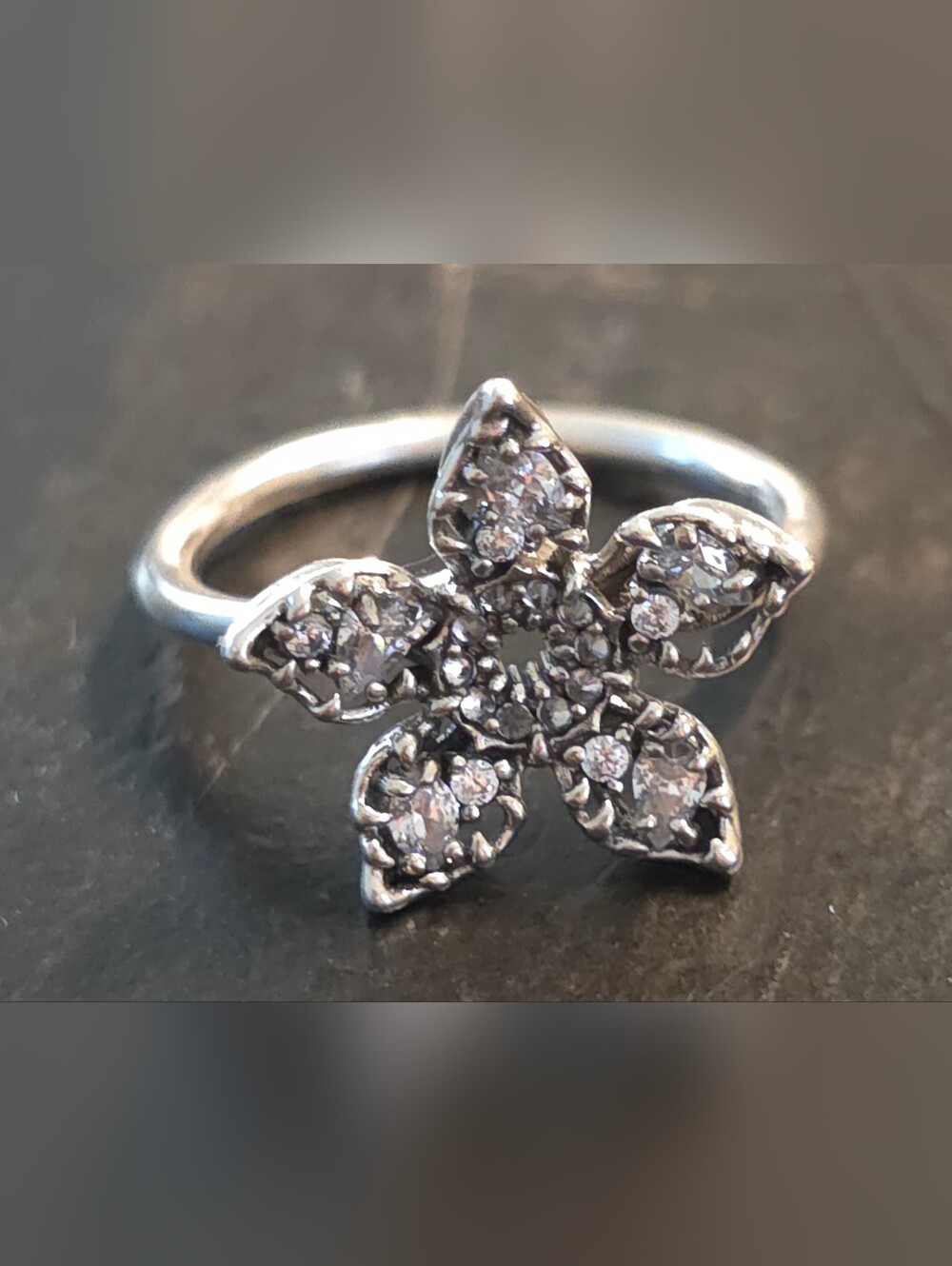 PANDORA STRANGER THINGS DEMOGORGON 925 ALE STERLING SILVER RING SIZE 7